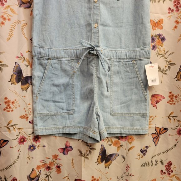 Wrangler Denim Short Overalls - Picture 3 of 8